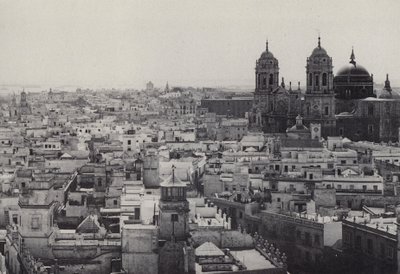 Cadiz: Utsikt fra Tower of Tavira (s/hvitt bilde) av Spanish Photographer