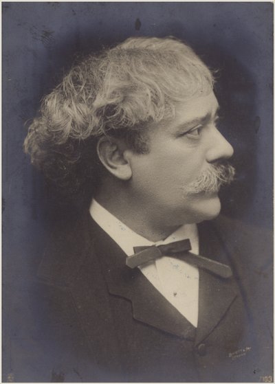 Portrett av Pablo de Sarasate av Spanish Photographer