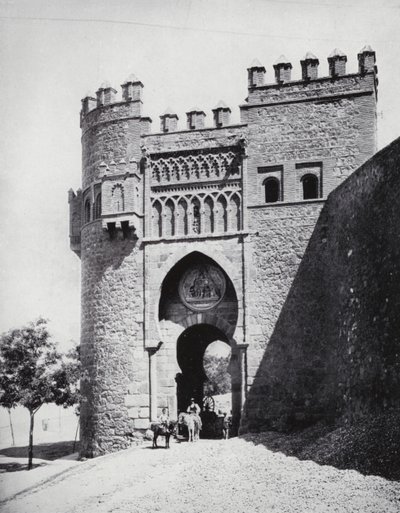 Puerta del Sol, Toledo (s/hvitt bilde) av Spanish Photographer