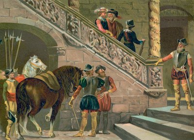 Drakter fra 1600-tallet av Spanish School