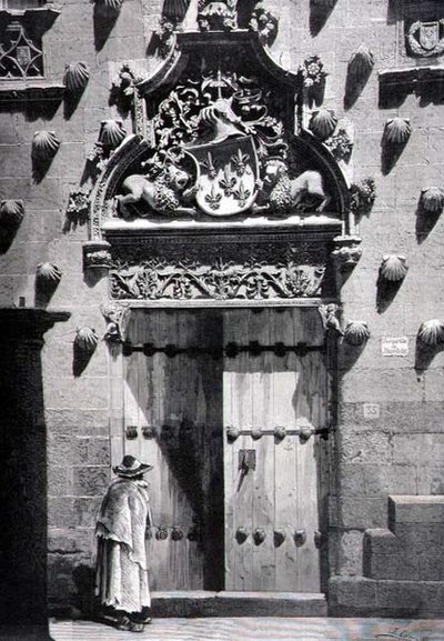Dør til Casa de las Conchas, Salamanca av Spanish School