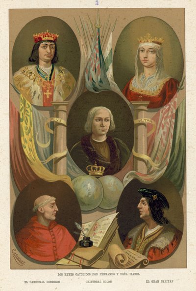 Ferdinand og Isabella fra Spania av Spanish School