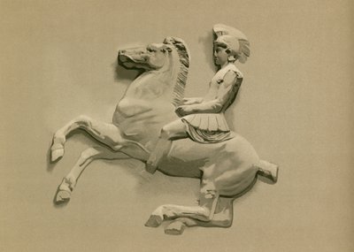 Fragment fra Parthenon-frisen av Spanish School
