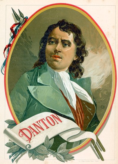 Georges danton av Spanish School