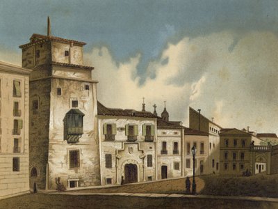 Hus der Frans I av Frankrike ble fengslet, Madrid, 1525-1526 av Spanish School