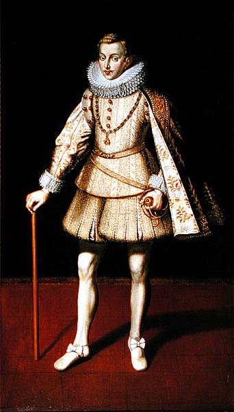 Infante Carlos, bror til Philip IV (olje på lerret) av Spanish School