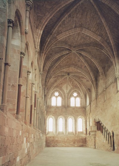 Interiør i klosterets refektorium, 1215 av Spanish School