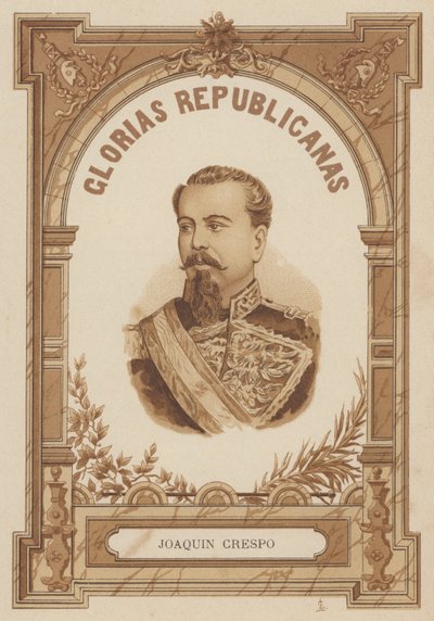 Joaquin Crespo , venezuelansk politiker og soldat av Spanish School
