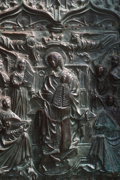 Madonna and Child (bronse) (se 249963 for detaljer) av Spanish School