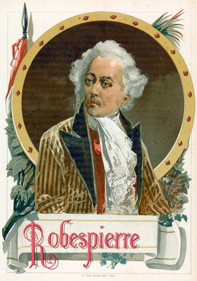 Maximilien Robespierre av Spanish School