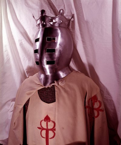 Militærdrakt: rustning til en rytter av James of the Military Order (St. James of the Sword eller James of the Epee) av Spanish School