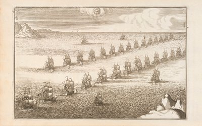 Side 43 fra The Art of the Naval Armies av Paul Hoste, Leon, 1727 av Spanish School