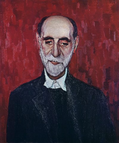 Portrett av Juan Ramon Jimenez (Moguer av Spanish School