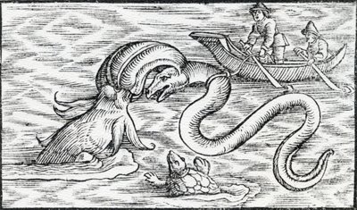 Sjømonstre, 1511 av Spanish School