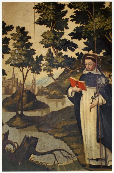 St. Dominic holder liljen, 1600-tallet av Spanish School