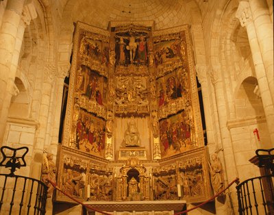 Altertavlen i Collegiate Church av Spanish School