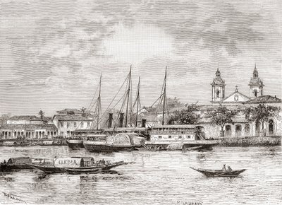 Havnen i Manaus, delstaten Amazonas, Nord-Brasil av Spanish School