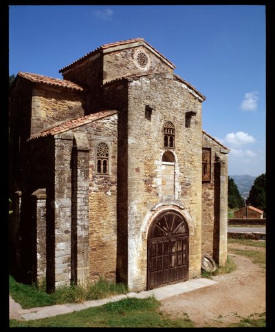 Utsikt over kirken (848) av Spanish School