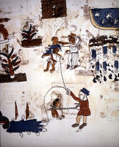 Erobrernes vold, illustrasjon fra #39;Codex Tellerian-Remensis#39; av Peter de los Rios av Spanish School