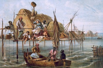 Dwelling of the Sponge Fishermen, eller House of the Sponge Fishermen, Cuba av Spanish School