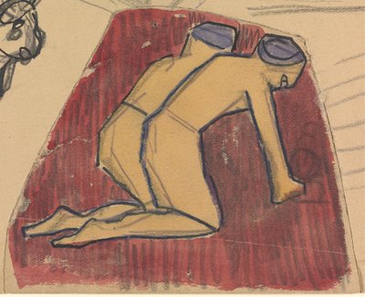 Gullkalvens hule: knelende figurer av Spencer Frederick Gore