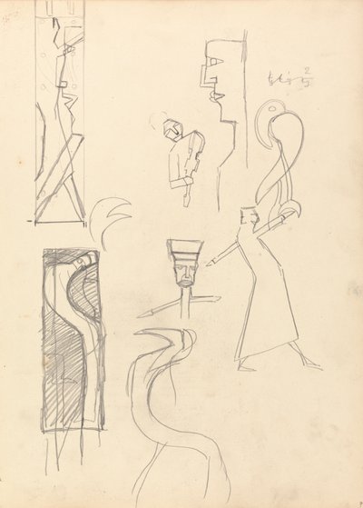Cave of the Golden Calf: Studie av geometriske figurer av Spencer Frederick Gore