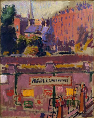 Fra et vindu i Hampstead, 1911 av Spencer Frederick Gore