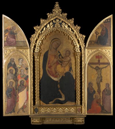 Korsfestelsen med jomfruen kunngjør av Spinello Aretino