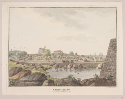 Christiansø. Sett fra vestsiden av Søren L. Lange