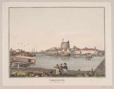 Christiansø. Sør havn av Søren L. Lange