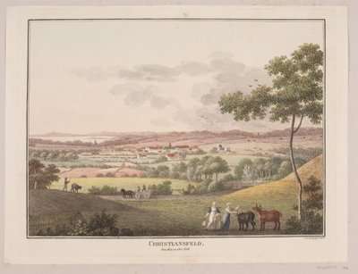 Christiansfeld, fra vestsiden av Søren L. Lange