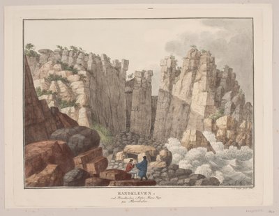 Randkleven ved stranda i Østermarie menighet på Bornholm av Søren L. Lange