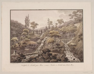 Foss ved Liselund på Møn av Søren L. Lange