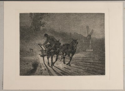 Arbeidsbil. Kveld av Søren Lund