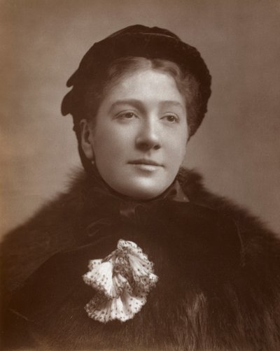 Madge Kendal , britisk skuespillerinne og teatersjef, 1883 av St James