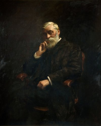 Portrett av rådmann GJ Johnson 1826-1912, 1895. av Stanhope A Forbes