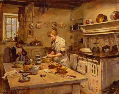 På kjøkkenet av Stanhope Alexander Forbes