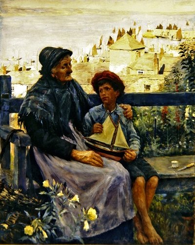Son of the Sea (olje på lerret) av Stanhope Alexander Forbes