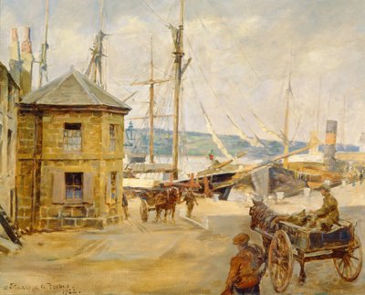 Havnekontoret, Penzance av Stanhope Alexander Forbes