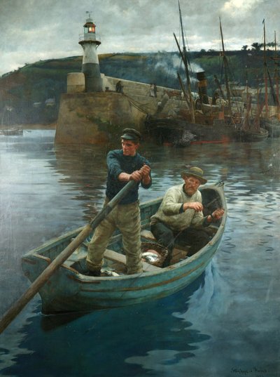 Fyret i Newlyn, Cornwall av Stanhope Alexander Forbes