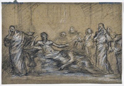 Ancient Scene Study (tegning) av Stanislas Torrents y de Amat