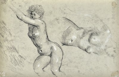 Studie av kvinner (tegning) av Stanislas Torrents y de Amat