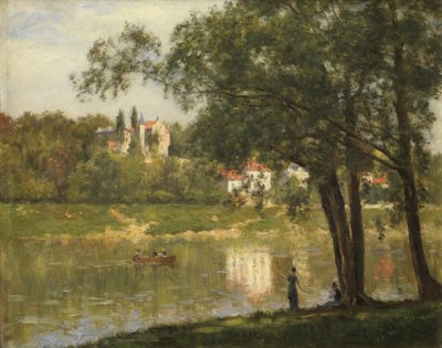 Øya La Grande Jatte, ca. 1877-82 av Stanislas Victor Edouard Lepine