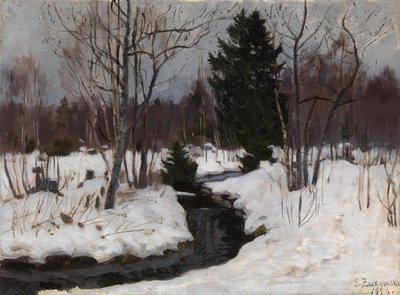 Tidlig vår, 1926 av Stanislav Julianovic Zukovskij