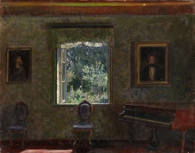 Interiør. Solfylt dag av Stanislav Julianovic Zukovskij