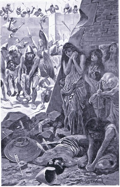 Tyr beleiret av Nebukadnesar av Babylon av Stanley L. Wood