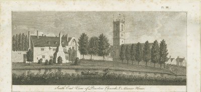 Burton-upon-Trent Abbey: gravering, nd [c 1795] (trykk) av Stebbing Shaw
