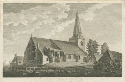 Church Eaton Church: gravering, nd [c 1800] (trykk) av Stebbing Shaw