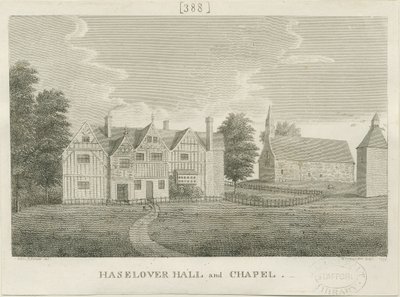 Haselour kapell: gravering av Stebbing Shaw