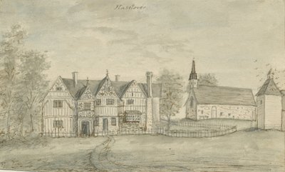 Haselour kapell: vannfargemaleri, nd [1797] av Stebbing Shaw